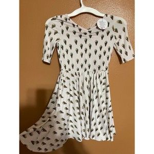 NWT Dot Dot Smile Ice Cream Cone Twirl Dress Short Sleeve Girls Size 7